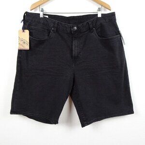 Buffalo David Bitton Shorts Men's Size 40 Black Denim Stretch